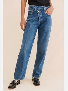 AGOLDE CRISS CROSS UPSIZED JEANS